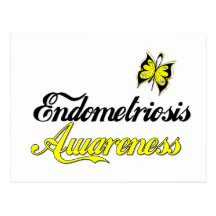 Endometriosis Awareness Butterfly Post Cards
