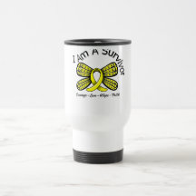 Endometriosis Cancer Butterfly I Am A Survivor Mugs