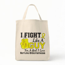 Endometriosis Fight Like A Guy 15 Tote Bag