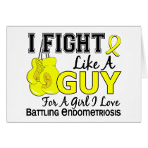 Endometriosis Fight Like A Guy 15 Card