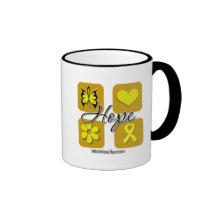 Endometriosis Hope Love Inspire Awareness Mugs