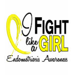 Endometriosis I Fight Like A Girl 10.1 t-shirts