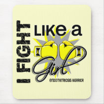 Endometriosis I Fight Like A Girl 13.2 Mouse Pad