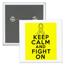 Endometriosis Keep Calm and Fight On Pin