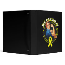 Endometriosis - Rosie The Riveter - We Can Do It Vinyl Binder