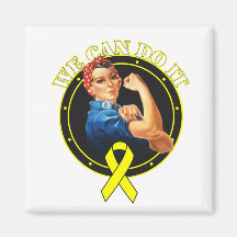 Endometriosis - Rosie The Riveter - We Can Do It Magnet