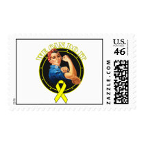Endometriosis - Rosie The Riveter - We Can Do It Postage