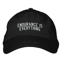endurance is everything embroidered hats