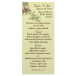 Enduring Menu Card Custom Rack Card