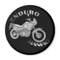 Enduro Maniac - Biker Fridge Magnets