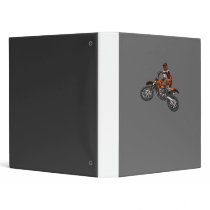 Enduro racing 3 ring binder
