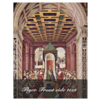 Enea Silvio Piccolomini Before The Pope Eugenius Personalized Flyer