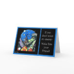 Enemies and friends card