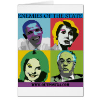 ENEMIES OF THE STATE GREETING CARD