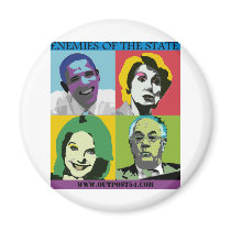 ENEMIES OF THE STATE magnets