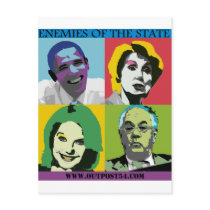 ENEMIES OF THE STATE POST CARDS
