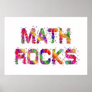 Math Rocks Posters | Zazzle