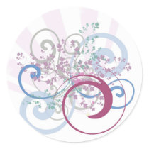 Energetic Swirls with Plants stickers by Suzettas Energetic Swirls with Plants stickers