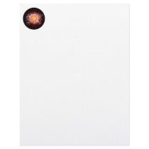 Energy Ball Line Art - Original Colors Custom Letterhead