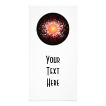 Energy Ball Line Art - Original Colors Photo Card