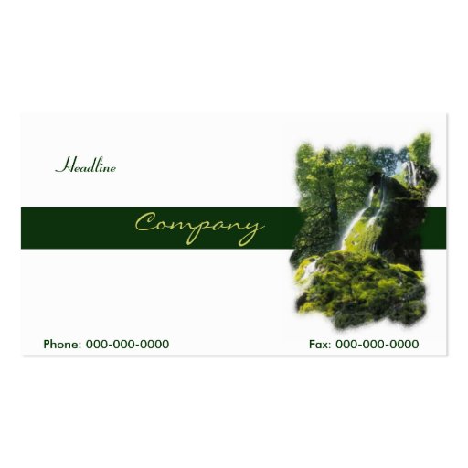 Energy Business Card (front side)
