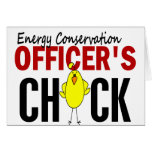 Energy Conservation Officer’s Chick cards