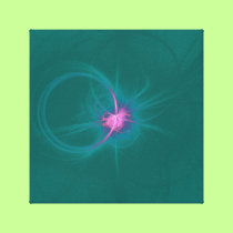 Energy in Emerald Stretched Canvas Print canvas prints