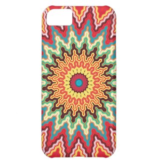 Energy Mandala Colorful Kaleidoscope Design Case For iPhone 5C