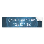 Energy Orb Blue Bumper Sticker