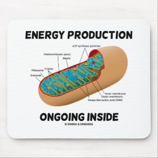 Energy Production Ongoing Inside (Mitochondrion) mousepad