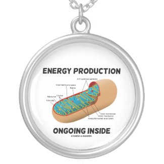 Energy Production Ongoing Inside (Mitochondrion) Custom Necklace