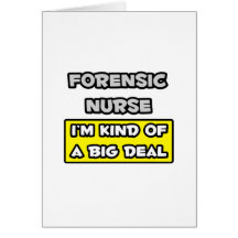 Enfermera forense. Soy un poco una gran cosa Tarjeton