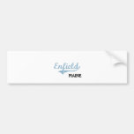 Enfield Maine City Classic Bumper Sticker