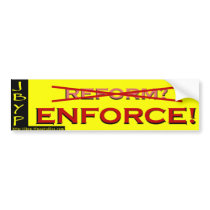 enforcebump bumper sticker