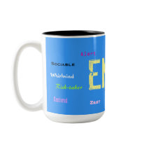 ENFP, The Visionary, Zest, Loving, Versatile, S... mugs
