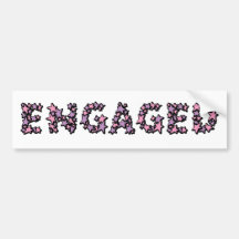 Engaged Bumper Stickers