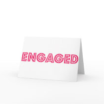 Engaged Greeting Card