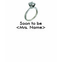 Engaged Future Mrs. Tee Shirt shirt