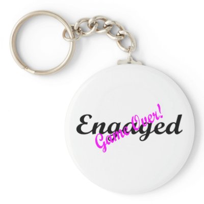 Engaged Game Over Key Chains