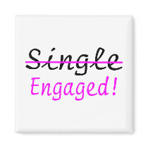 Engaged Fridge Magnet