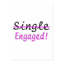 Engaged Post Card