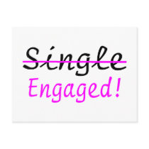 Engaged Postcard