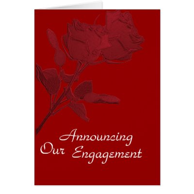 engagement announcement card