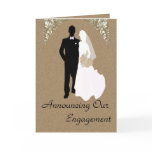 Engagement Announcement Card Template