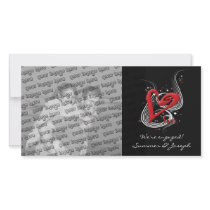 Engagement Announcement photo cards by Beachwalker Engagement Announcement photo cards