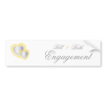 Engagement Bumper Sticker - Customize - Customized bumper stickers by wholeheartedly Engagement Bumper Sticker - Customize - Customized bumper stickers