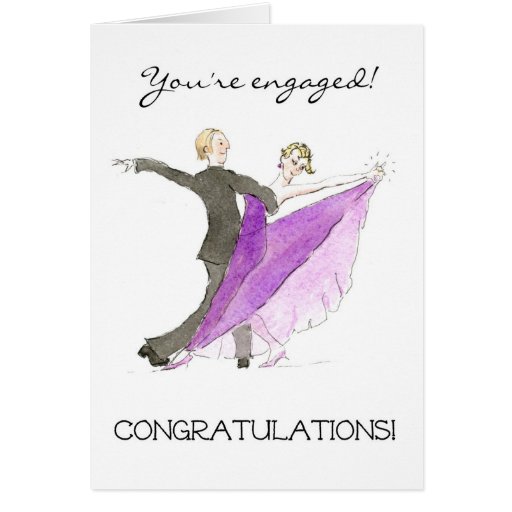 Engagement Congratulations Card Zazzle