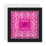 ENGAGEMENT INVITATIONS :: damask colors 2