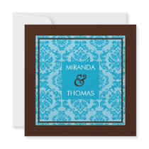 ENGAGEMENT INVITATIONS :: damask colors 4 by edgeplus ENGAGEMENT INVITATIONS :: damask colors 4