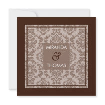 ENGAGEMENT INVITATIONS :: damask colors 6 by edgeplus ENGAGEMENT INVITATIONS :: damask colors 6